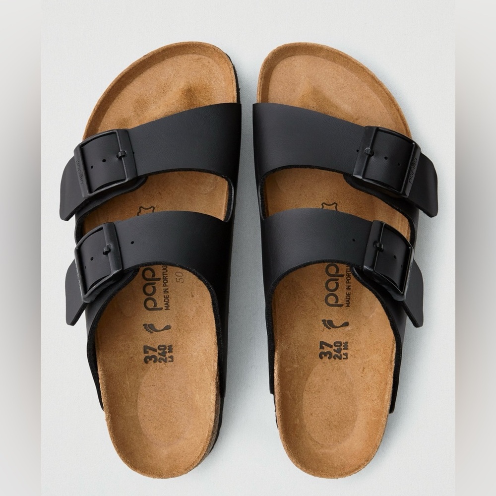 Birkenstock Black Double Strap Sandals
